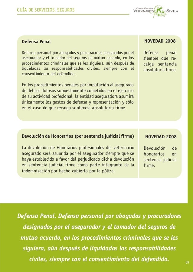 Guía de Servicios Colegio de veterinarios de sevilla